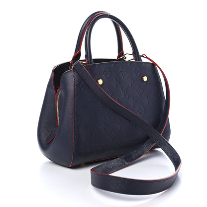 Louis Vuitton Empreinte Montaigne BB Marine Rouge 2 of 11