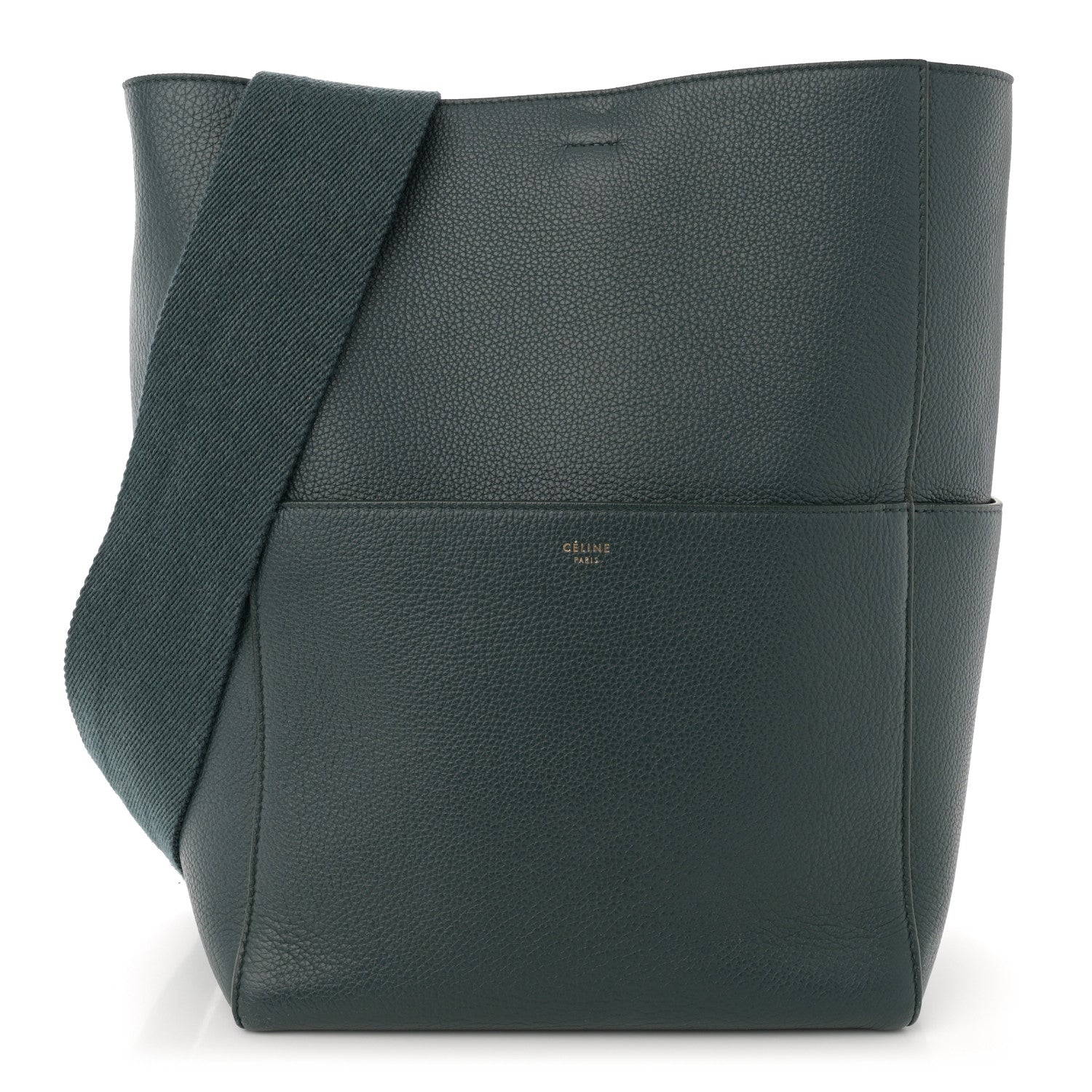 Celine Soft Grained Calfskin Sangle Bucket Bag Amazone 1 of 12