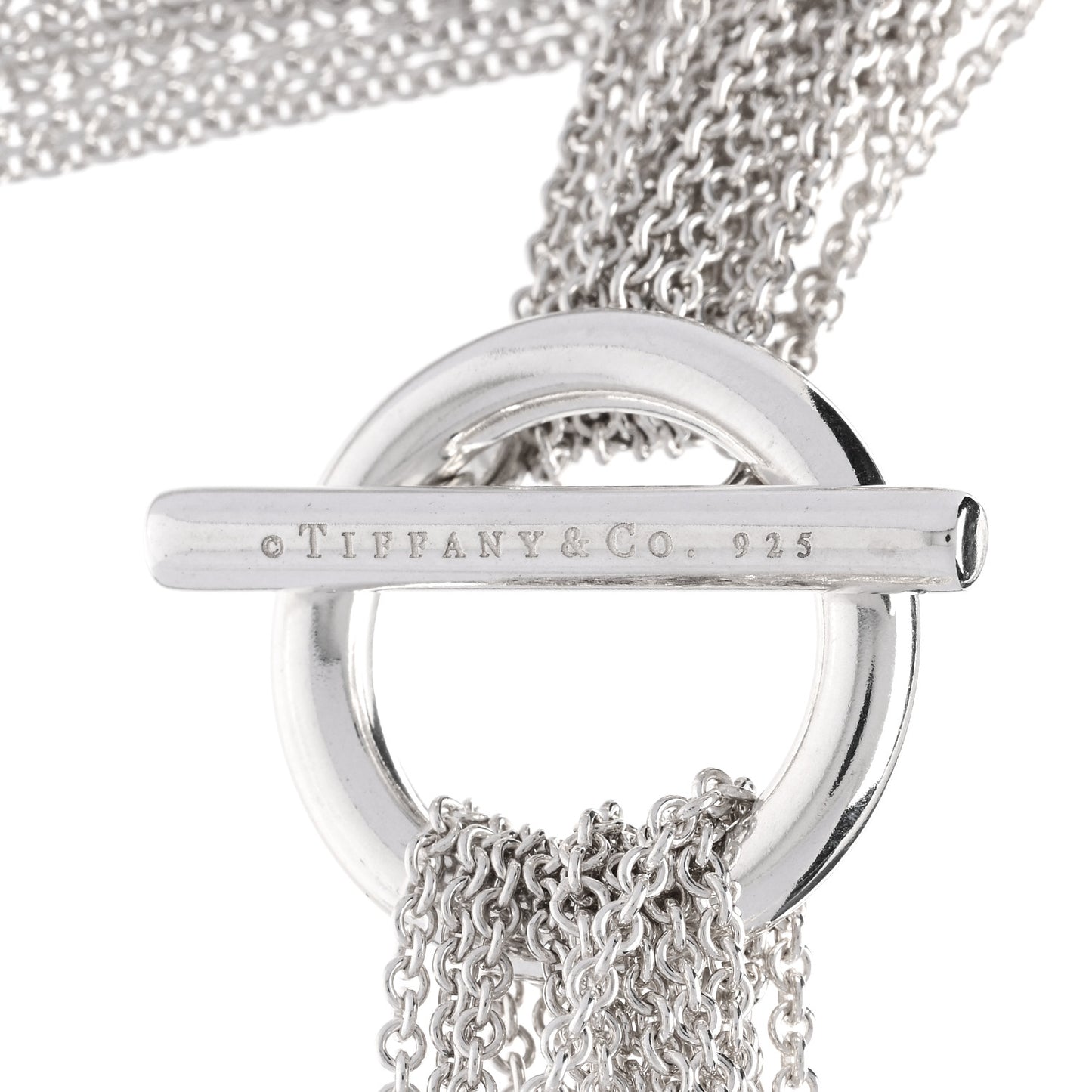 Sterling Silver Heart Mesh Necklace