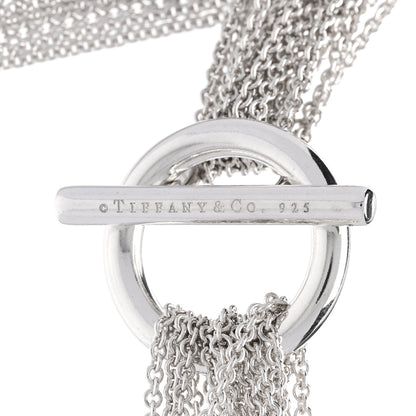 Tiffany Sterling Silver Heart Mesh Necklace 5 of 5