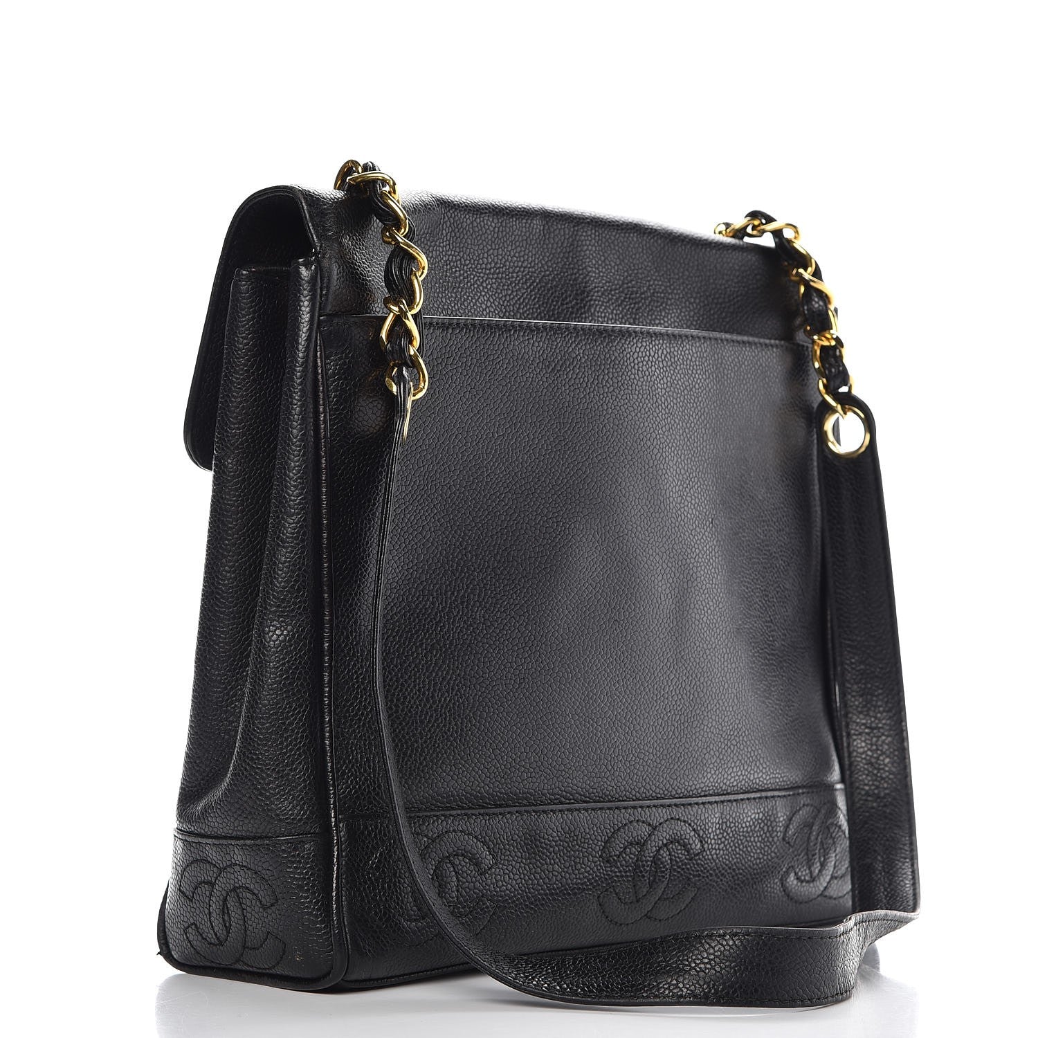 Chanel Caviar CC Shoulder Bag Black 3 of 15