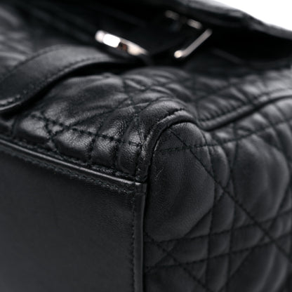 Christian Dior Lambskin Cannage Large Stardust Backpack Black 8 of 12