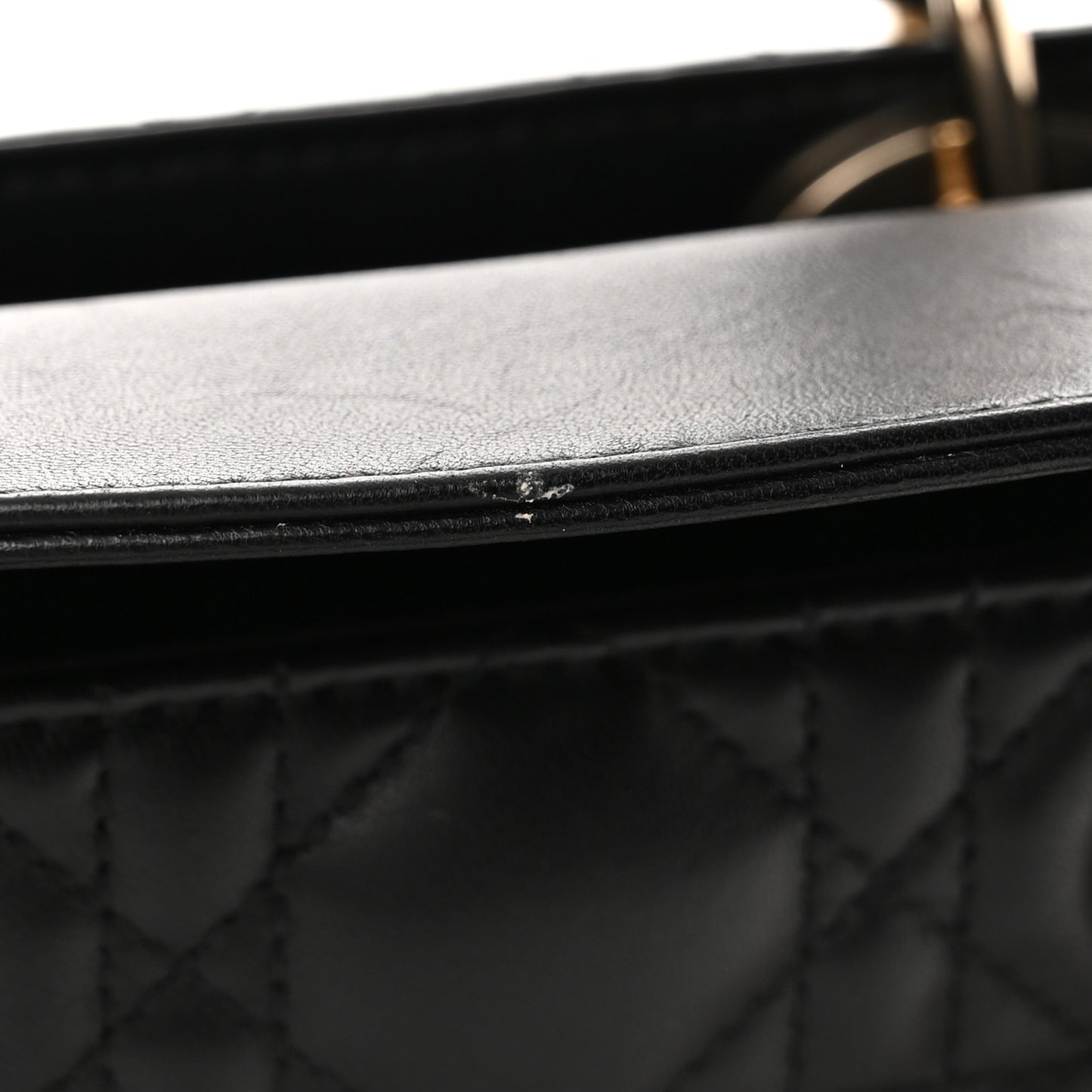 Lambskin Cannage Small My ABCDior Lady Dior Black