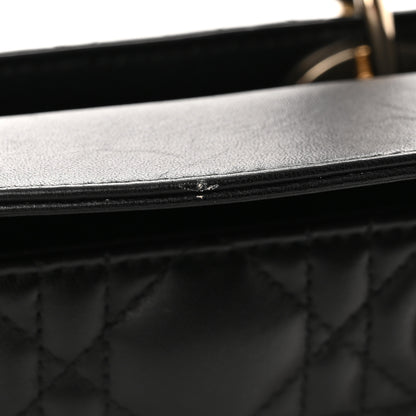 Christian Dior Lambskin Cannage Small My ABCDior Lady Dior Black 10 of 10