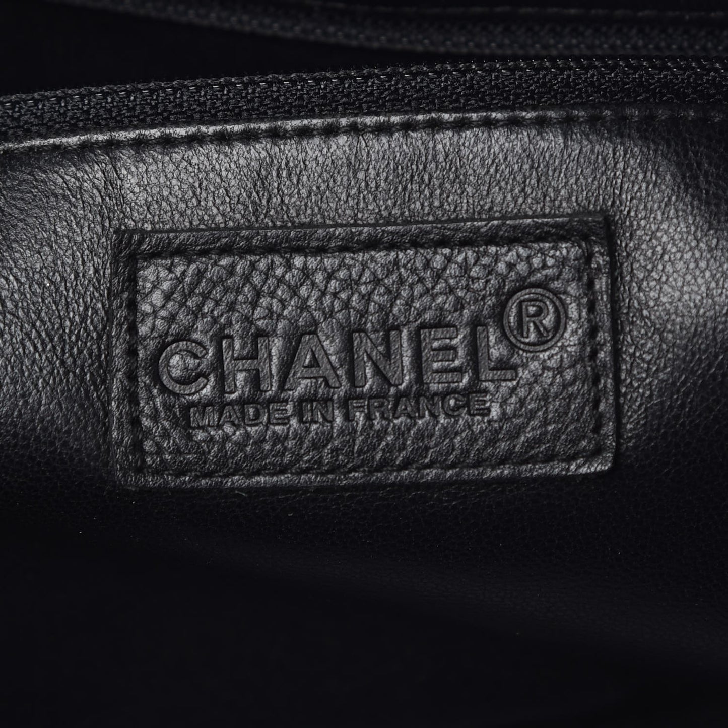 Caviar Patent Large Bowler Black