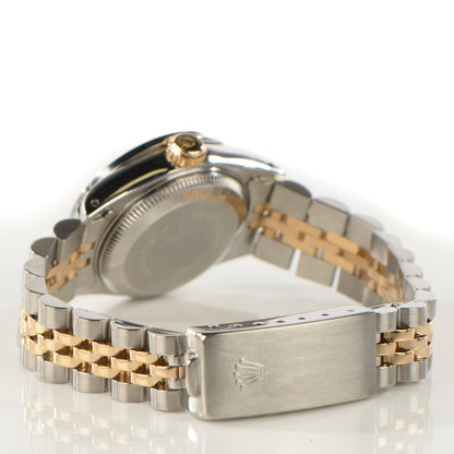 Rolex Stainless Steel 18K Yellow Gold Diamond Mother Of Pearl 26mm Oyster Perpetual Datejust Watch 4 of 6