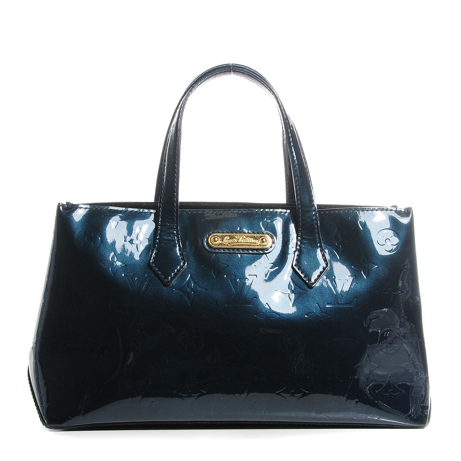 Louis Vuitton Vernis Wilshire PM Blue Nuit 1 of 7