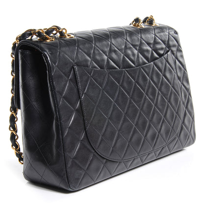 Chanel Lambskin XL Jumbo Flap Black 3 of 7