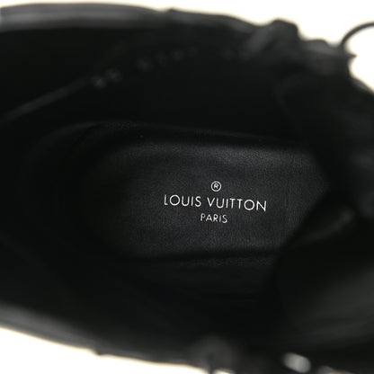 Louis Vuitton Monogram LV Pop Suede Calfskin Laureate Platform Desert Boots 38.5 Blue 7 of 10