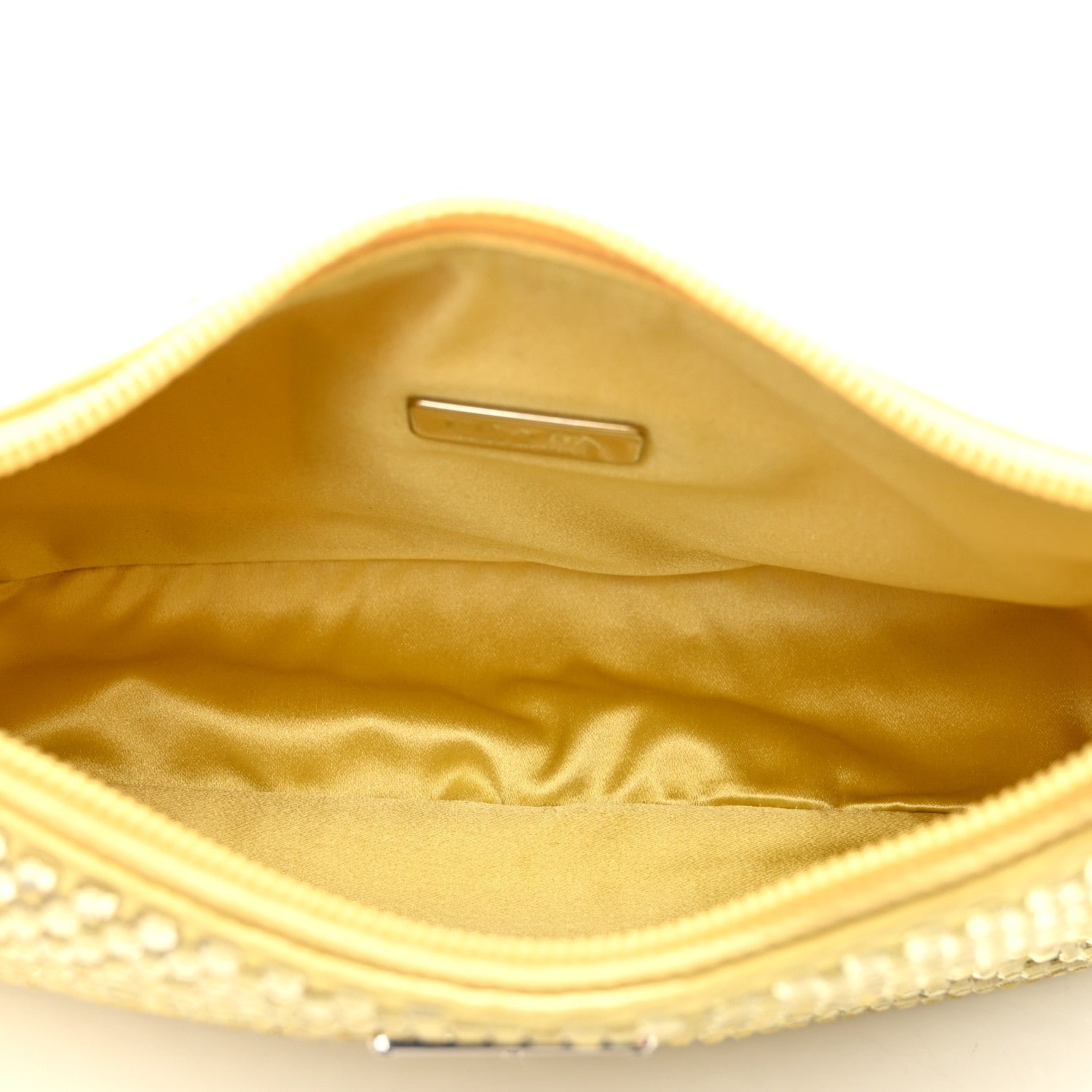 Prada Satin Crystal Mini Re-Edition 2000 Bag Ananas 5 of 9