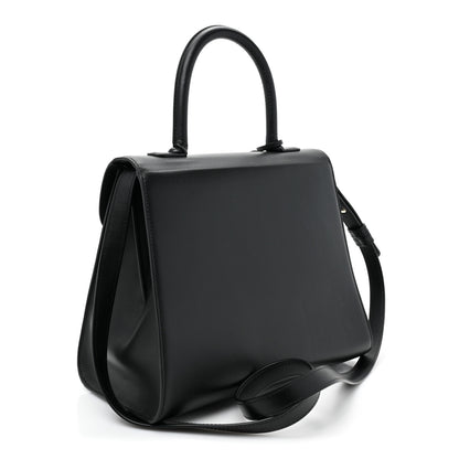 Delvaux Box Calfskin MM Brillant Satchel Black 3 of 18