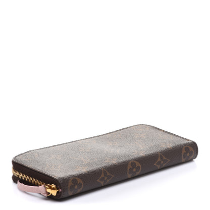 Louis Vuitton Monogram Clemence Wallet Rose Ballerine 4 of 8