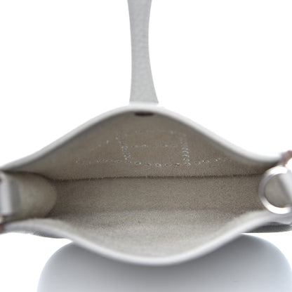 Hermes Taurillon Clemence Amazone Evelyne TPM Gris Perle Etain 5 of 8