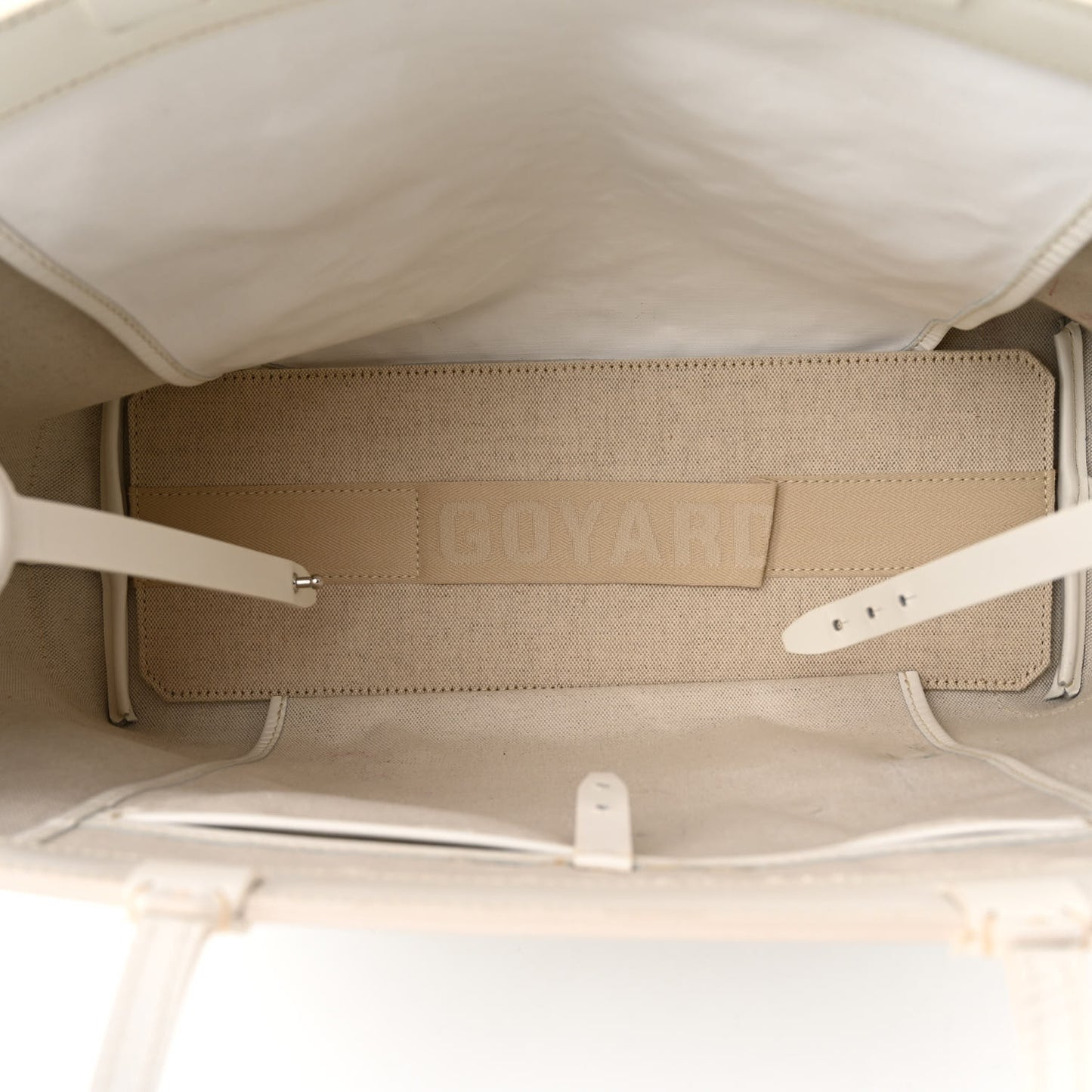 Goyardine Bellechasse PM White