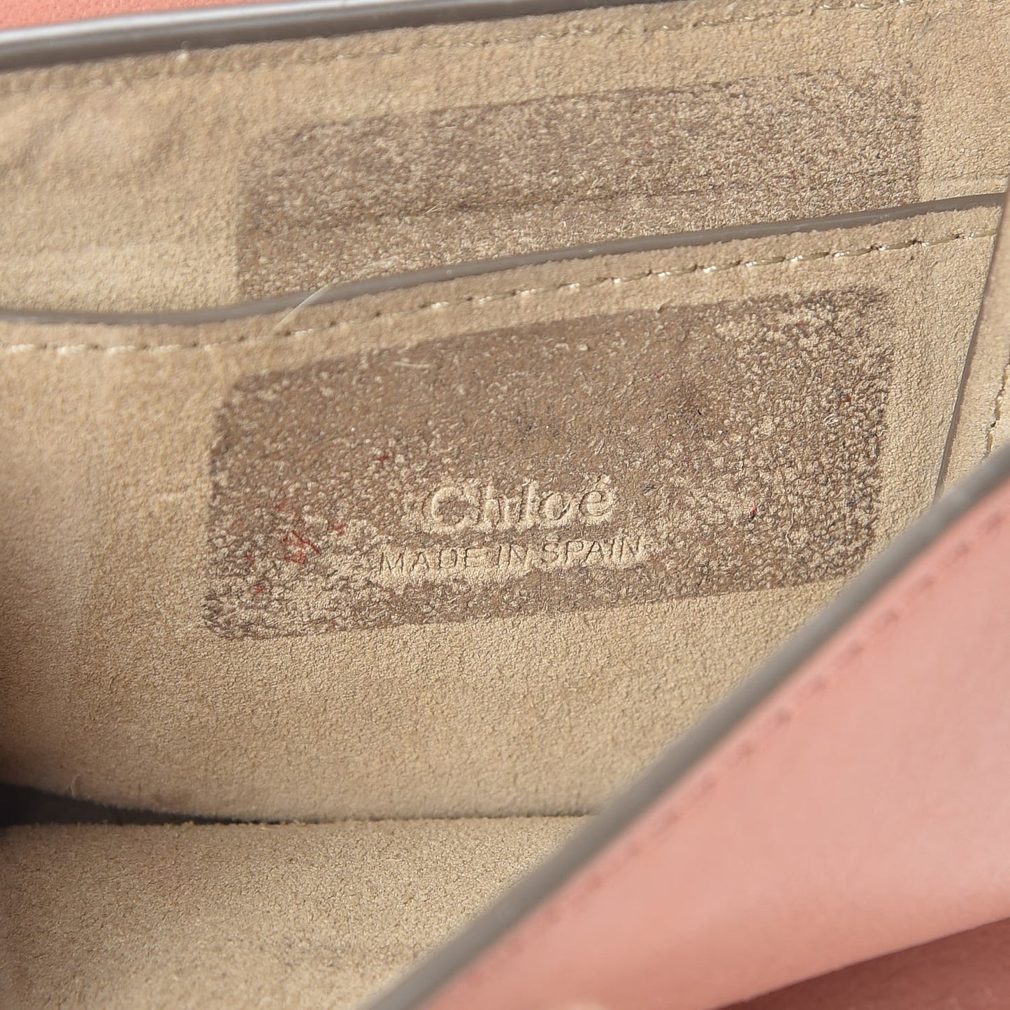 Suede Calfskin Mini Faye Bracelet Bag Ideal Blush