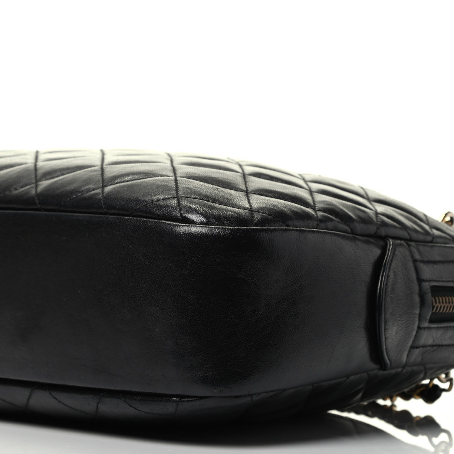 Chanel Lambskin Quilted Medium Camera Case Black 9 of 9