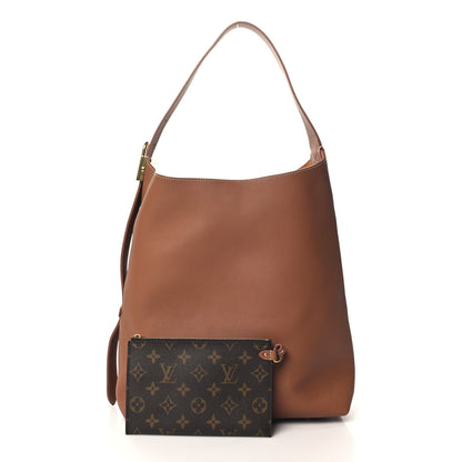 Louis Vuitton Grained Calfskin Low Key Hobo MM Cognac 2 of 10