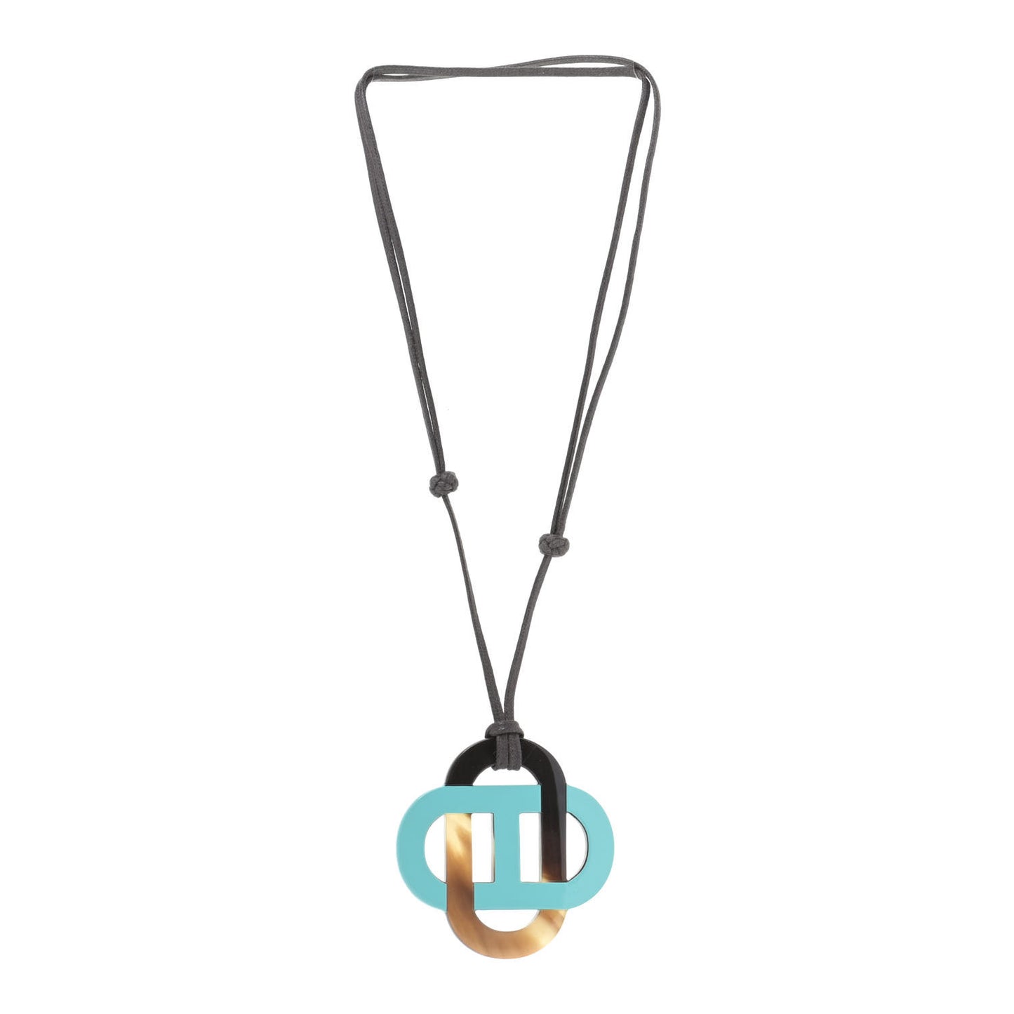 Buffalo Horn Isatis Pendant Necklace