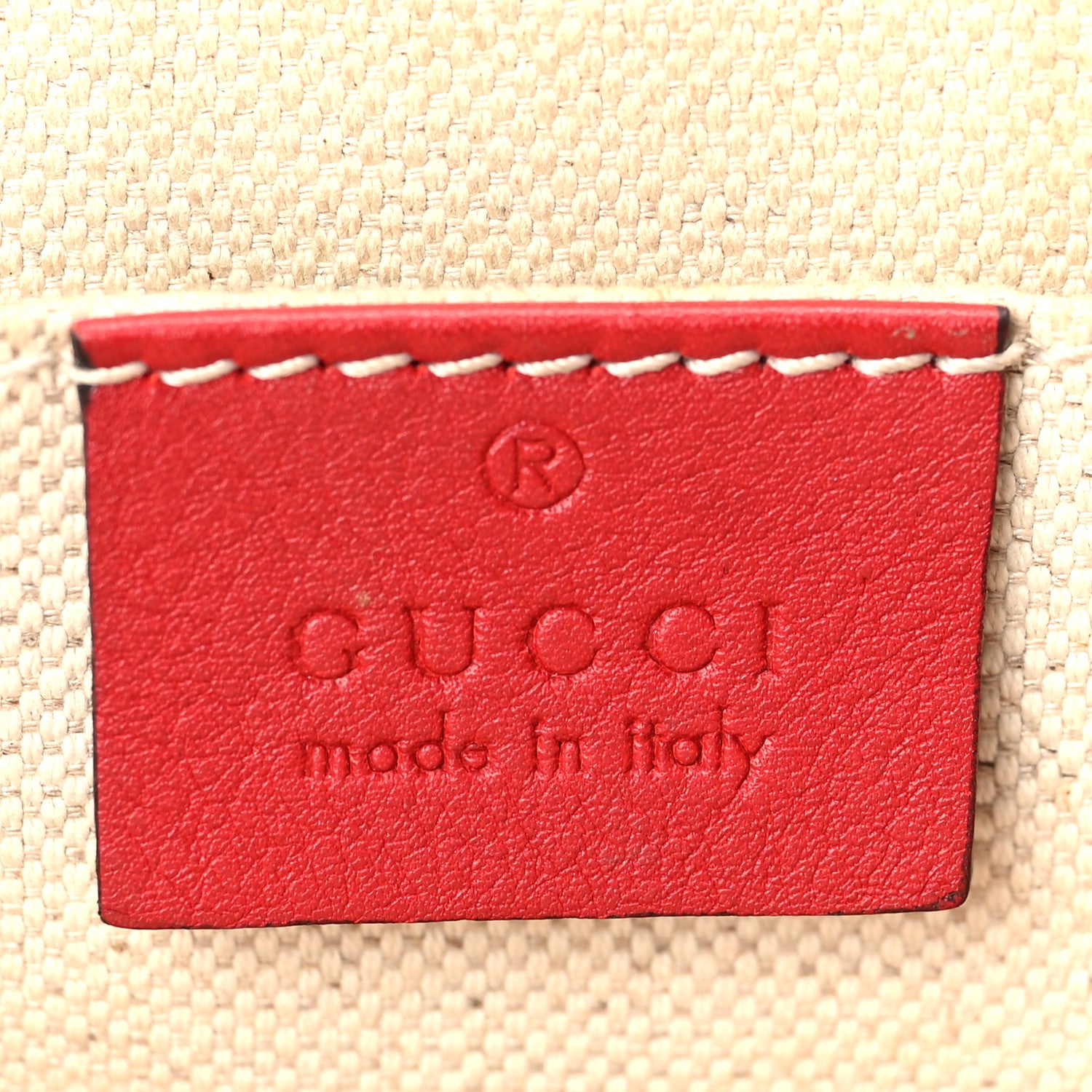 Gucci Moon Calfskin Web Large Dionysus Bamboo Top Handle Bag Hibiscus Red 5 of 9