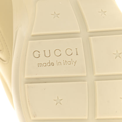 Gucci X DISNEY Calfskin Donald Duck Rhyton Sneakers 37.5 Ivory 8 of 12