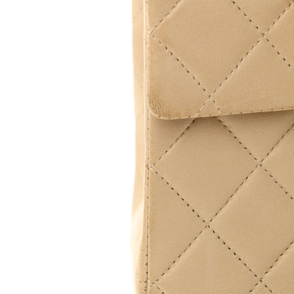 Chanel Lambskin Quilted Mini Square Flap Beige 14 of 15