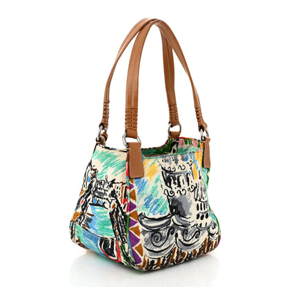 Prada Canapa St Venez Tote Multicolor 3 of 11