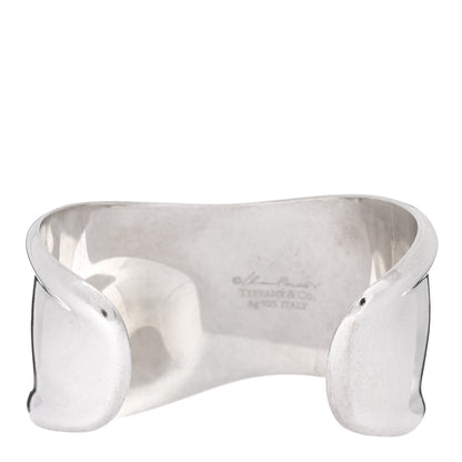 Tiffany Sterling Silver Small Elsa Peretti Left Wrist Bone Cuff Bracelet 2 of 4
