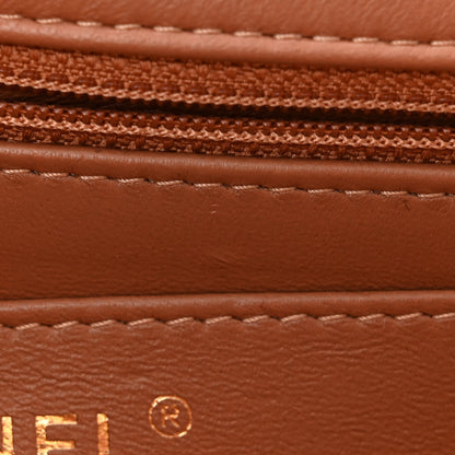 Chanel Lambskin Quilted Mini Rectangular Flap Brown 11 of 12