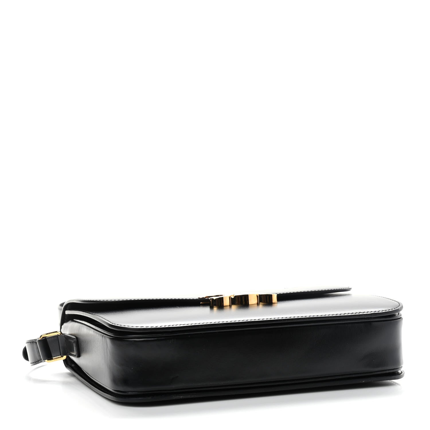 Celine Shiny Calfskin Large Triomphe Black 4 of 18
