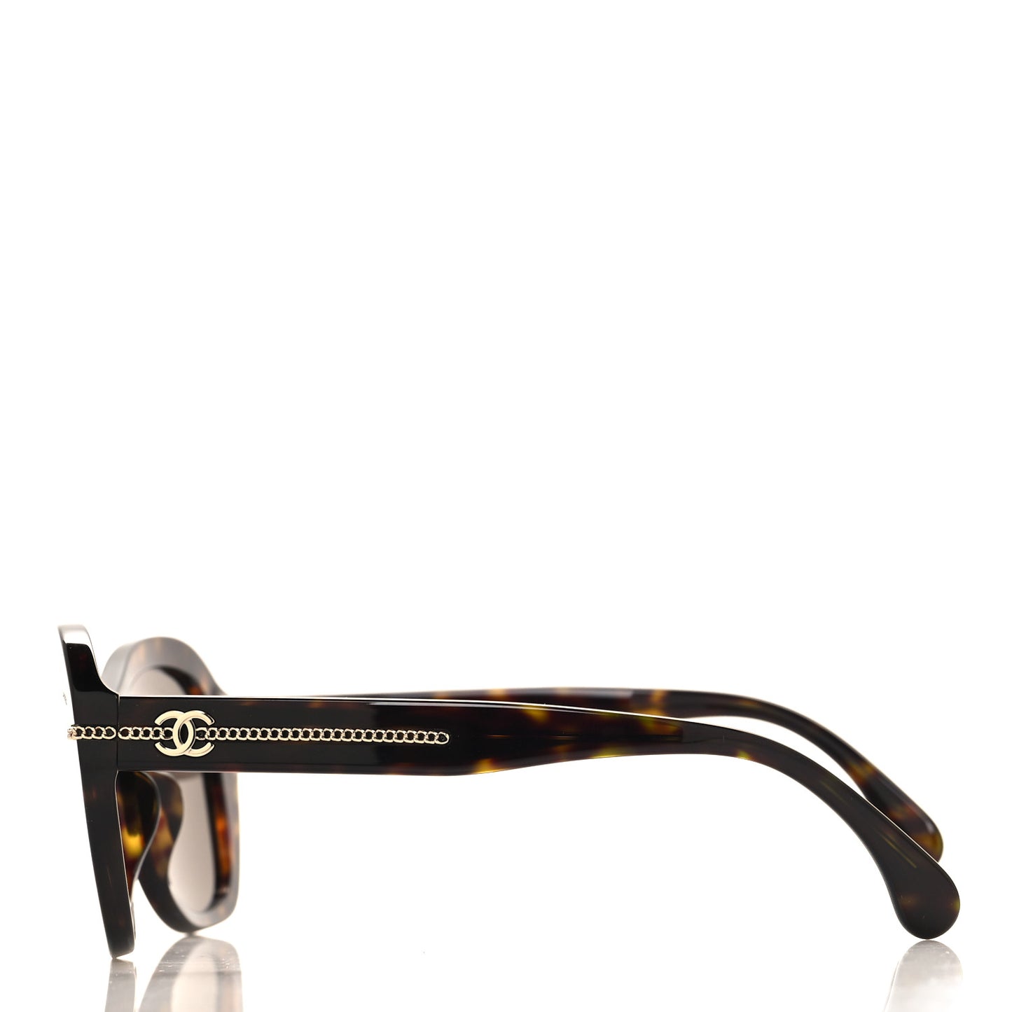 Acetate Polarized CC Butterfly Sunglasses 5510-A Dark Tortoise