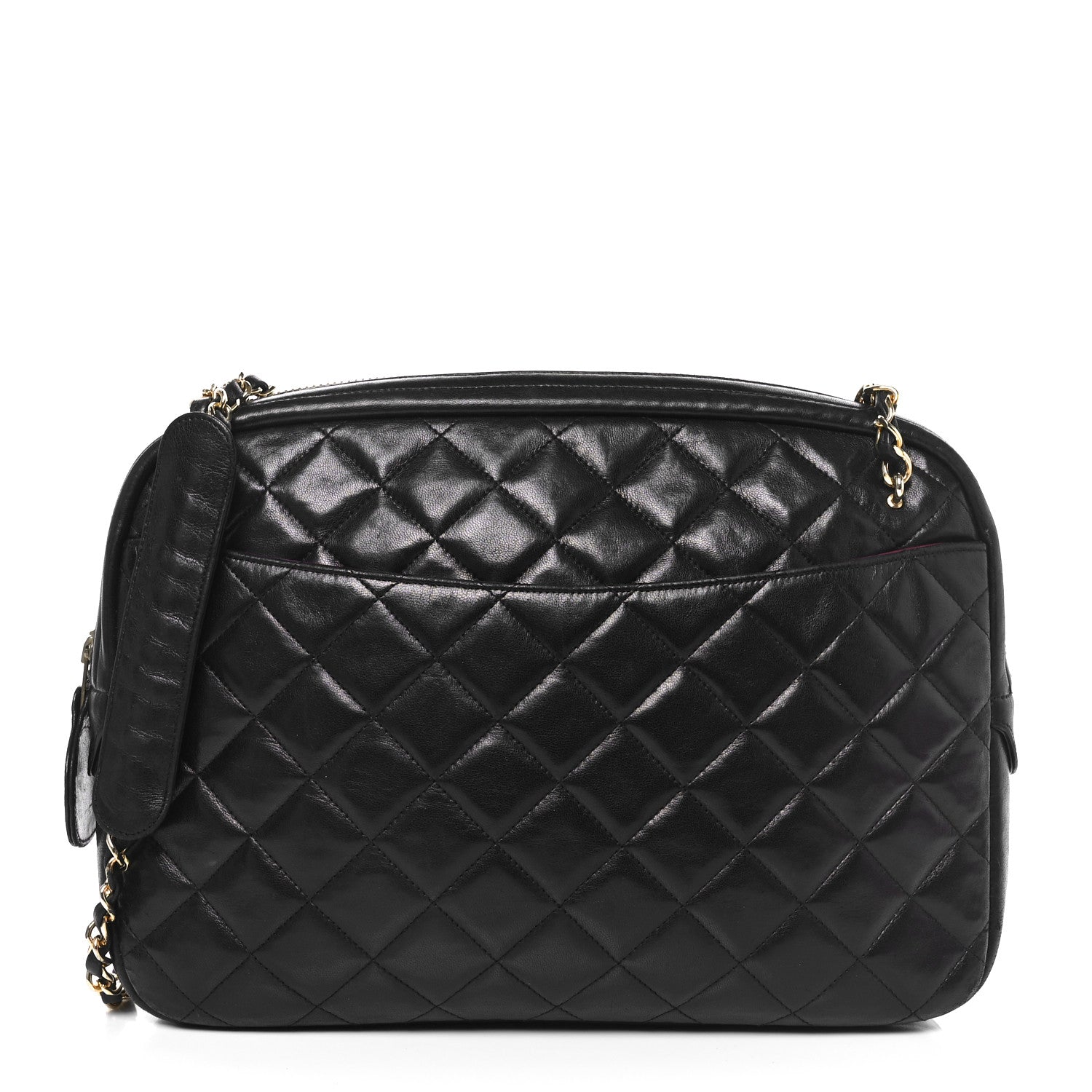 Chanel Lambskin Quilted Medium Camera Case Black 1 of 10