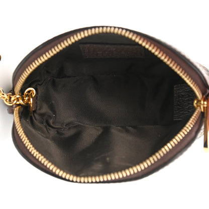 Gucci GG Supreme Monogram Web Ophidia Dome Key Pouch Beige New Acero 5 of 7