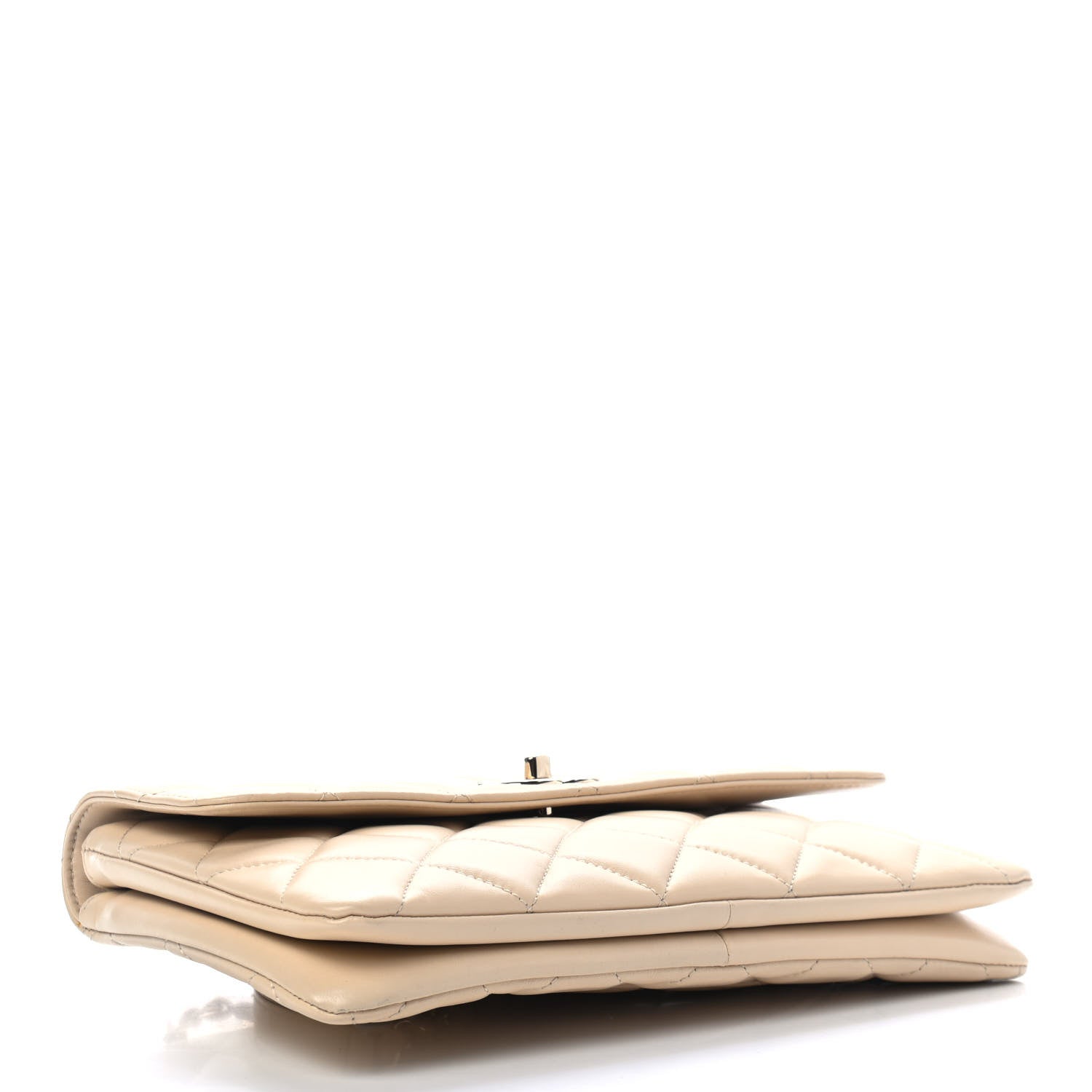 Chanel Lambskin Quilted Medium Trendy CC Flap Light Beige 3 of 4