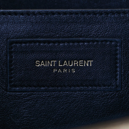 Saint Laurent Metallic Textured Calfskin Classic Monogram Cassandre Clutch Gold 5 of 6