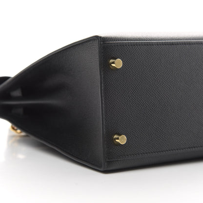 Hermes Epsom Kelly Sellier 28 Black 9 of 11