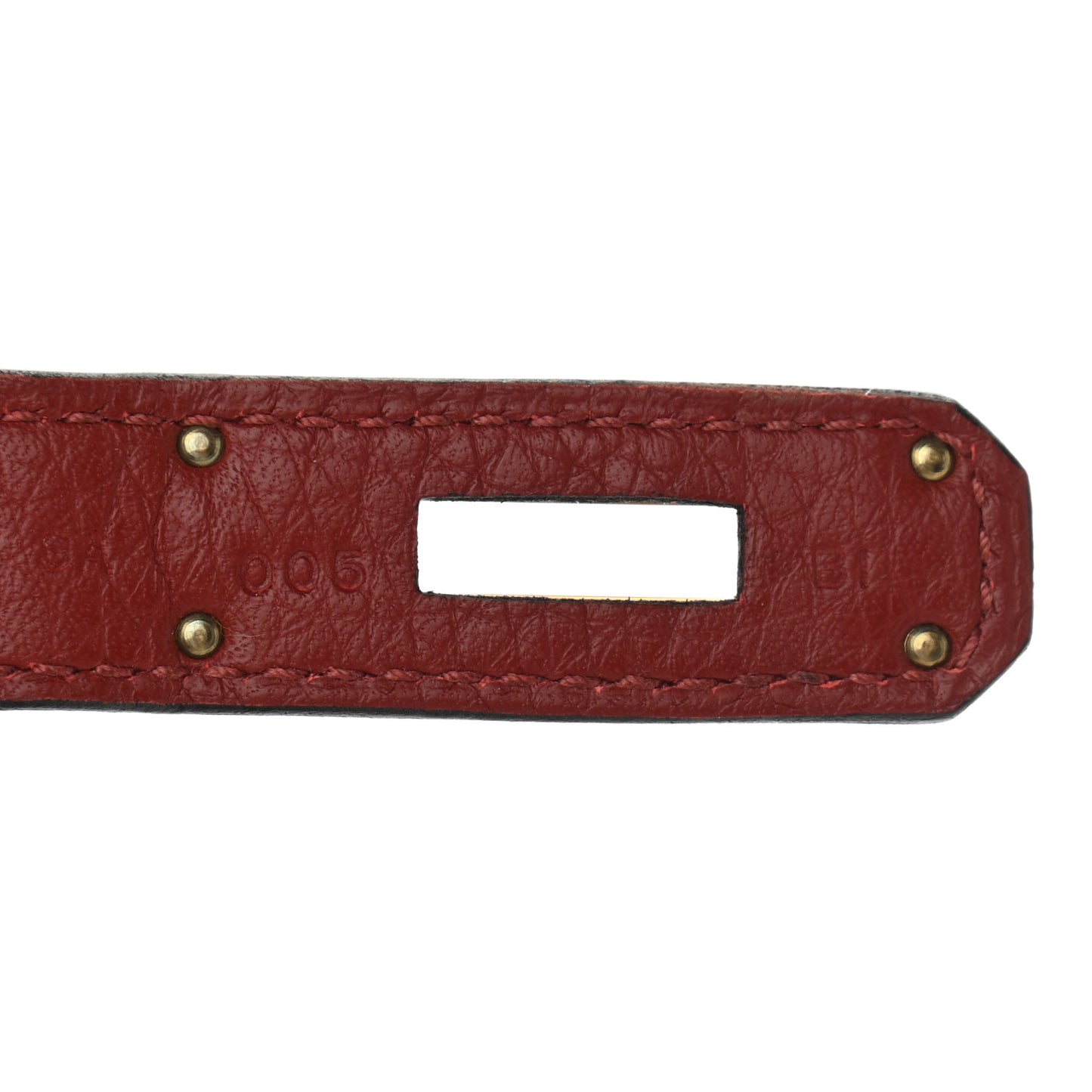 Taurillon Clemence Birkin 30 Rouge H