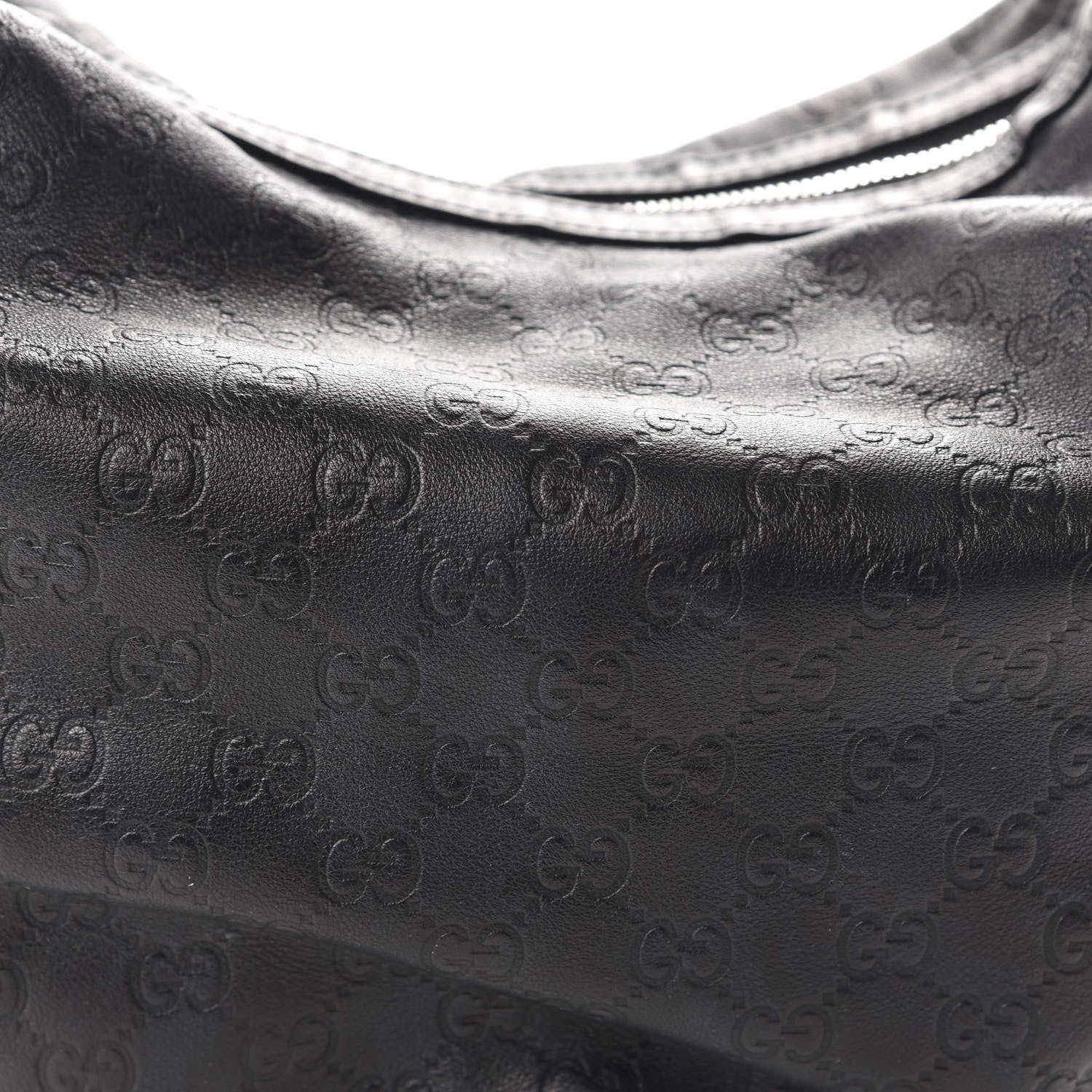 Gucci Guccissima Large Biba Hobo Black 9 of 9