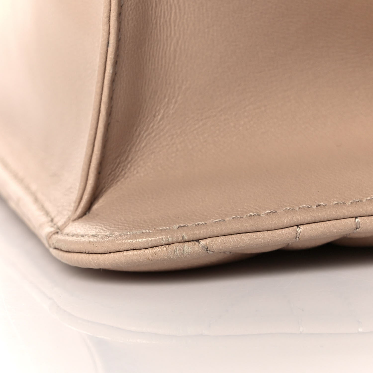 Christian Dior Lambskin Cannage Miss Dior Promenade Pouch Beige 14 of 14