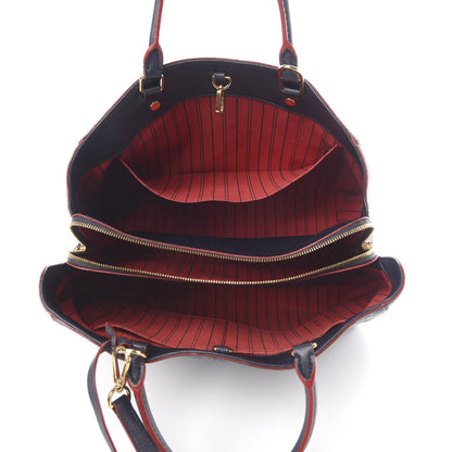 Louis Vuitton Empreinte Montaigne GM Marine Rouge 6 of 18