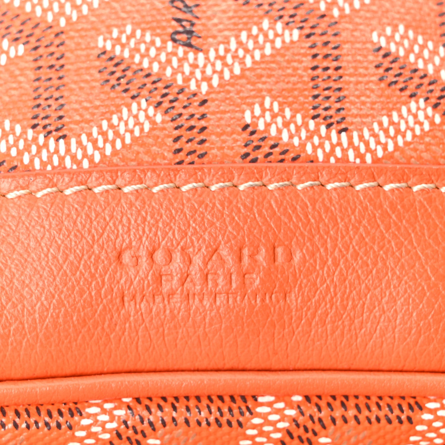 Goyard Goyardine Petit Flot Bucket Bag PM Orange 6 of 9