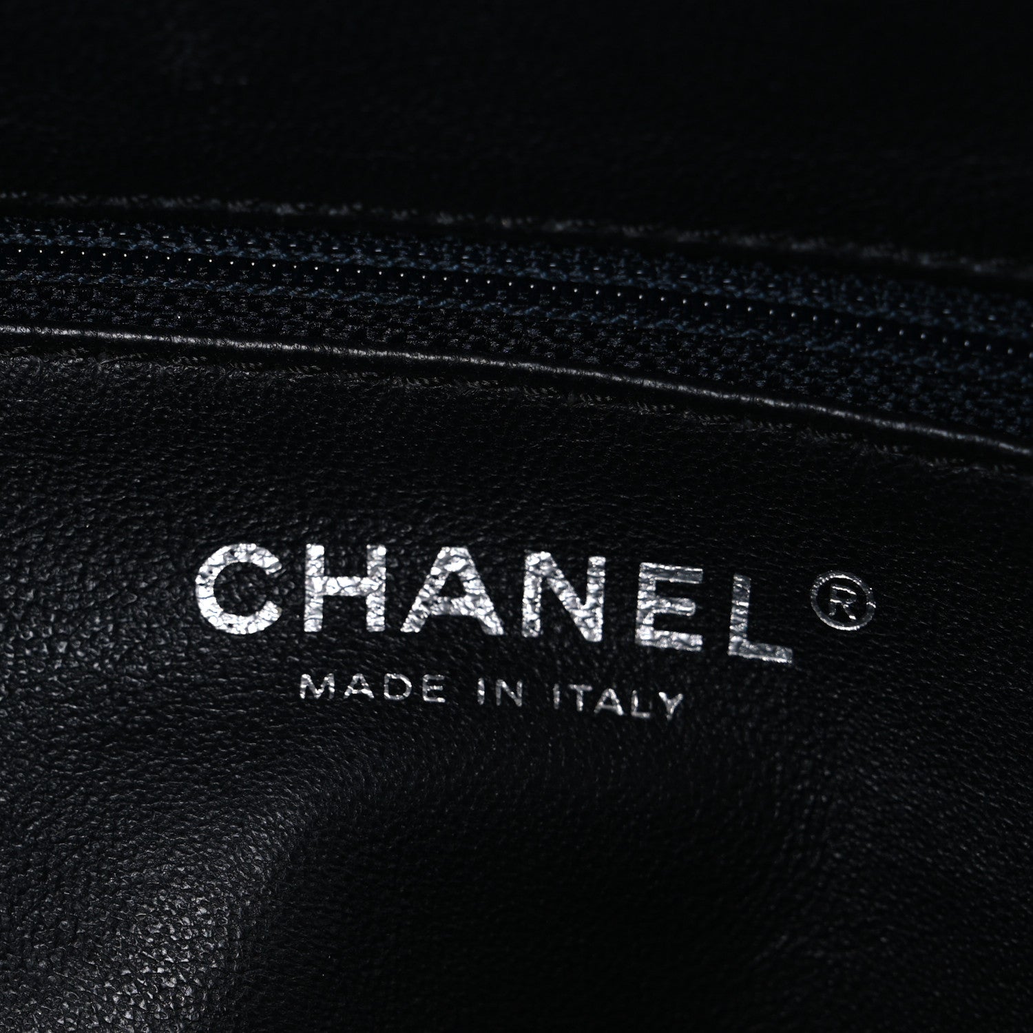 Chanel Distressed Patent Quilted Timeless Clutch Navy Blue 6 of 7