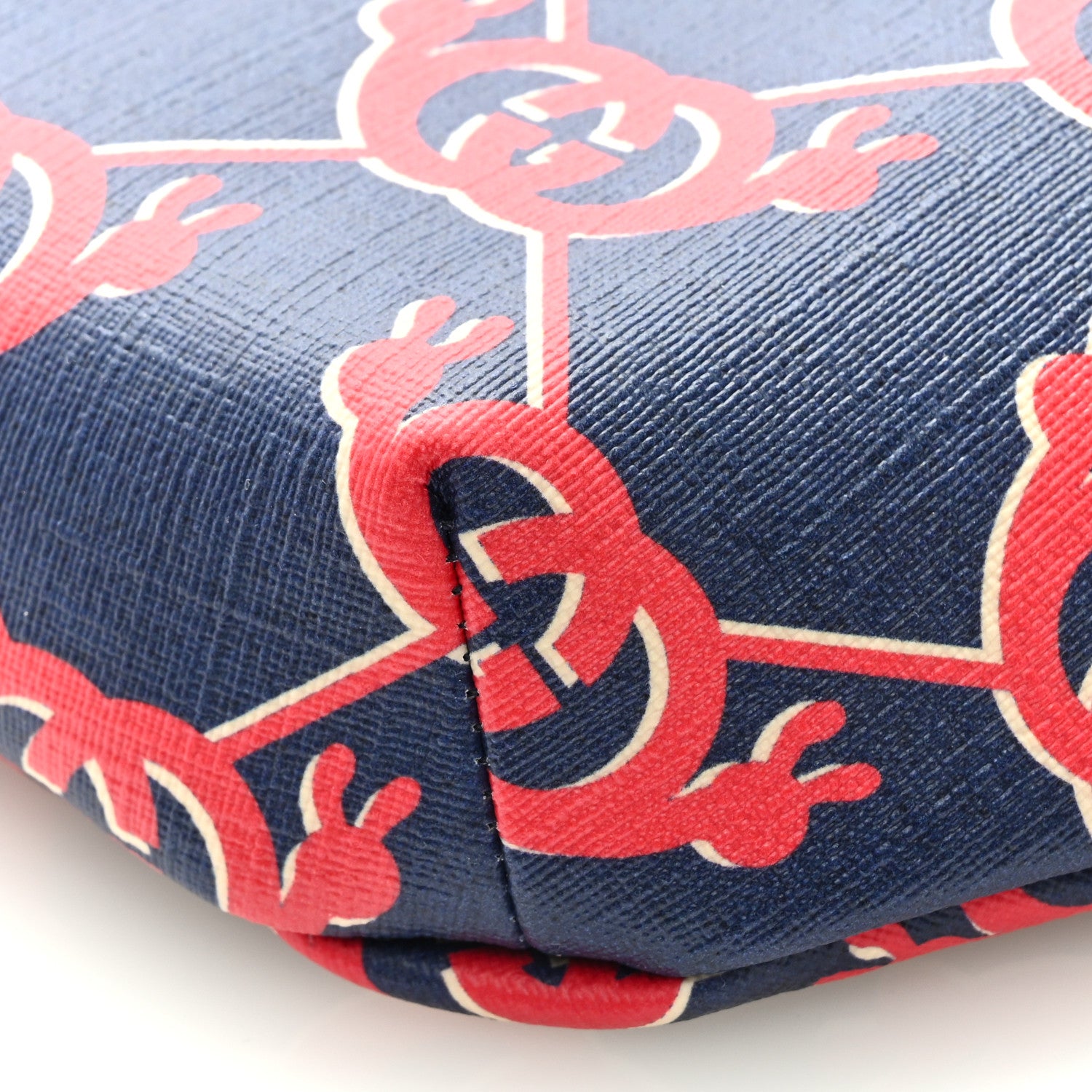 Gucci Coated Canvas Interlocking G Snail Childrens Belt Bag Blue 9 of 9