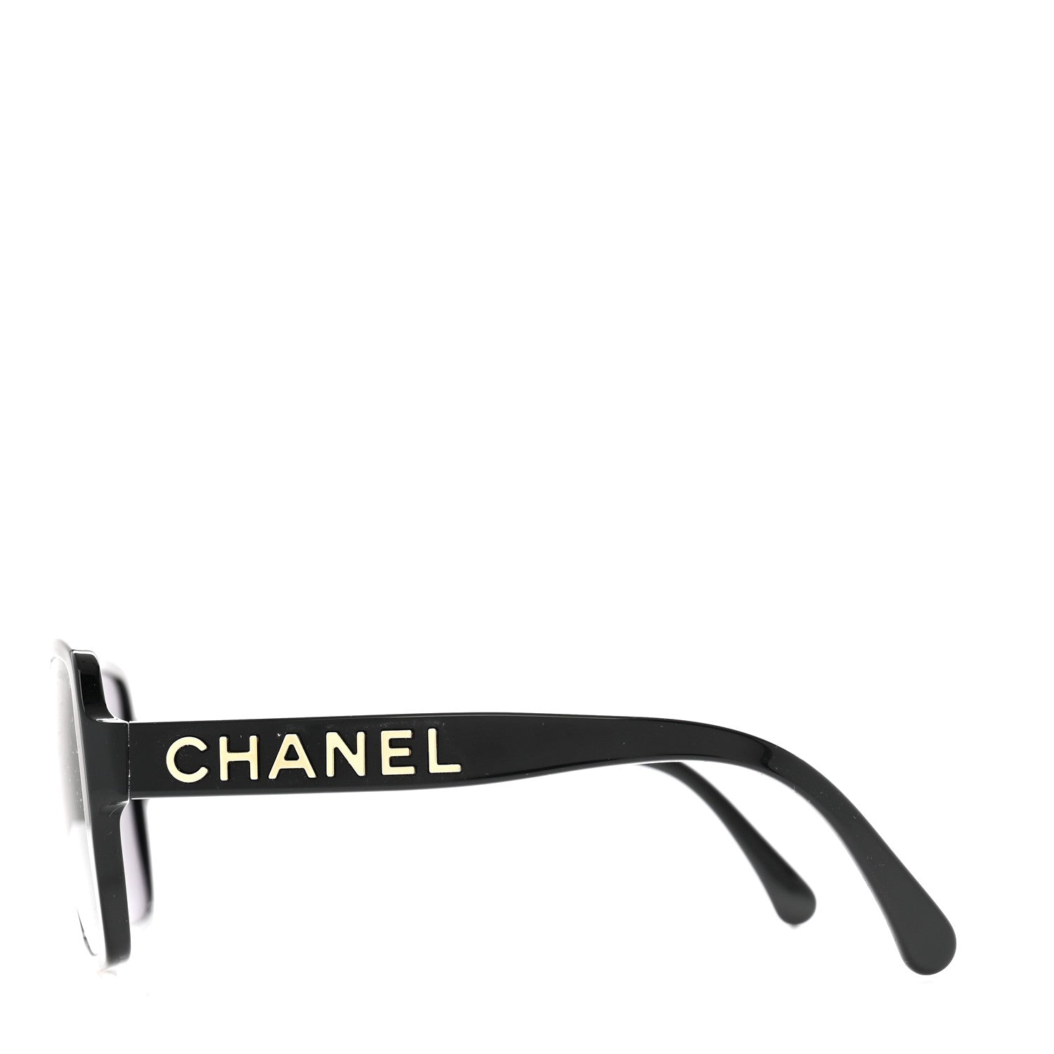 Chanel Acetate Square Sunglasses 5408 Black 3 of 8