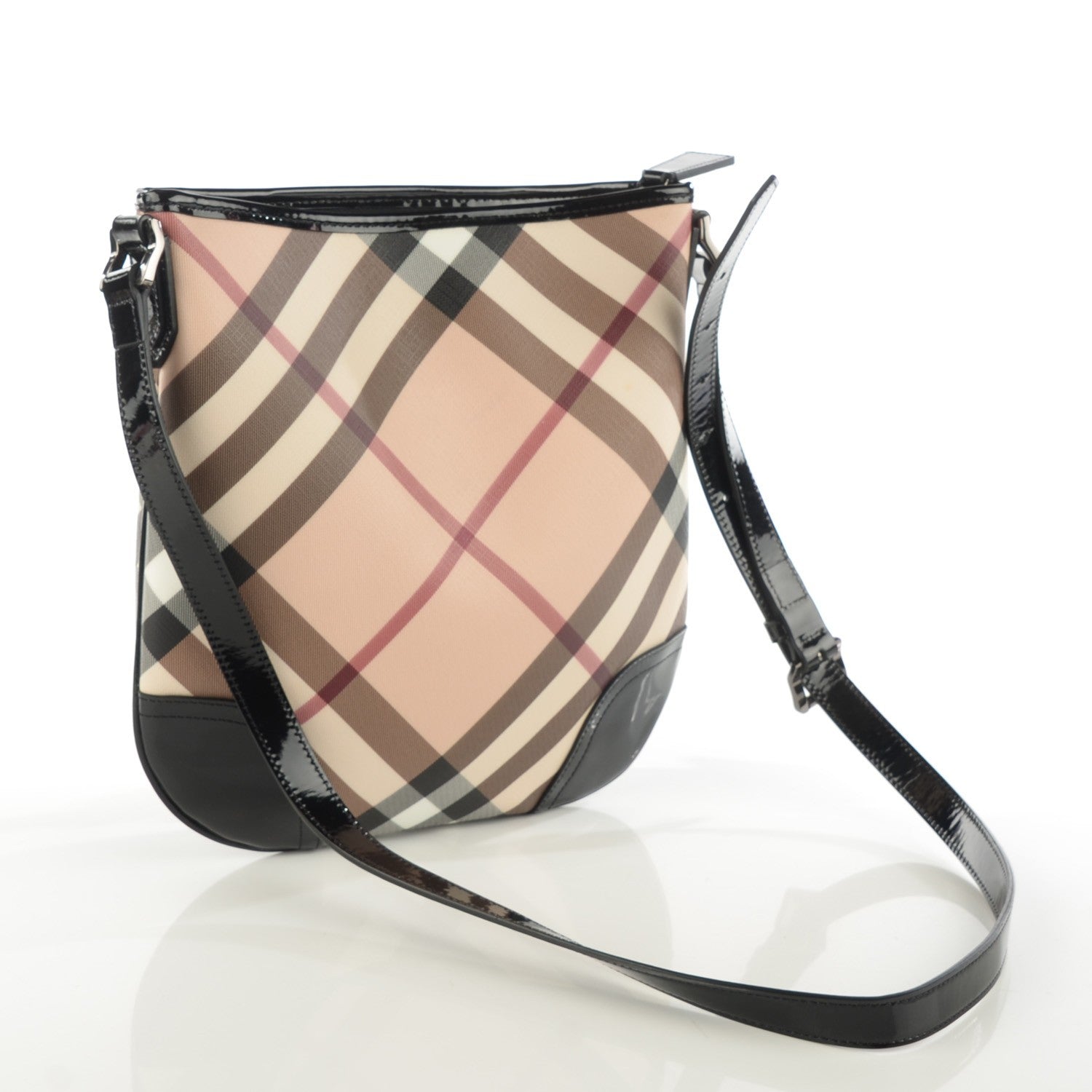 Burberry Supernova Check Small Dryden Crossbody Bag Black 3 of 8