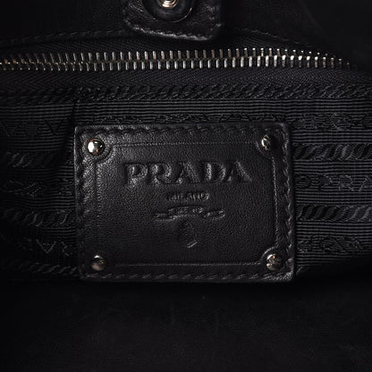 Prada Nappa Frills Shoulder Bag Black 6 of 16