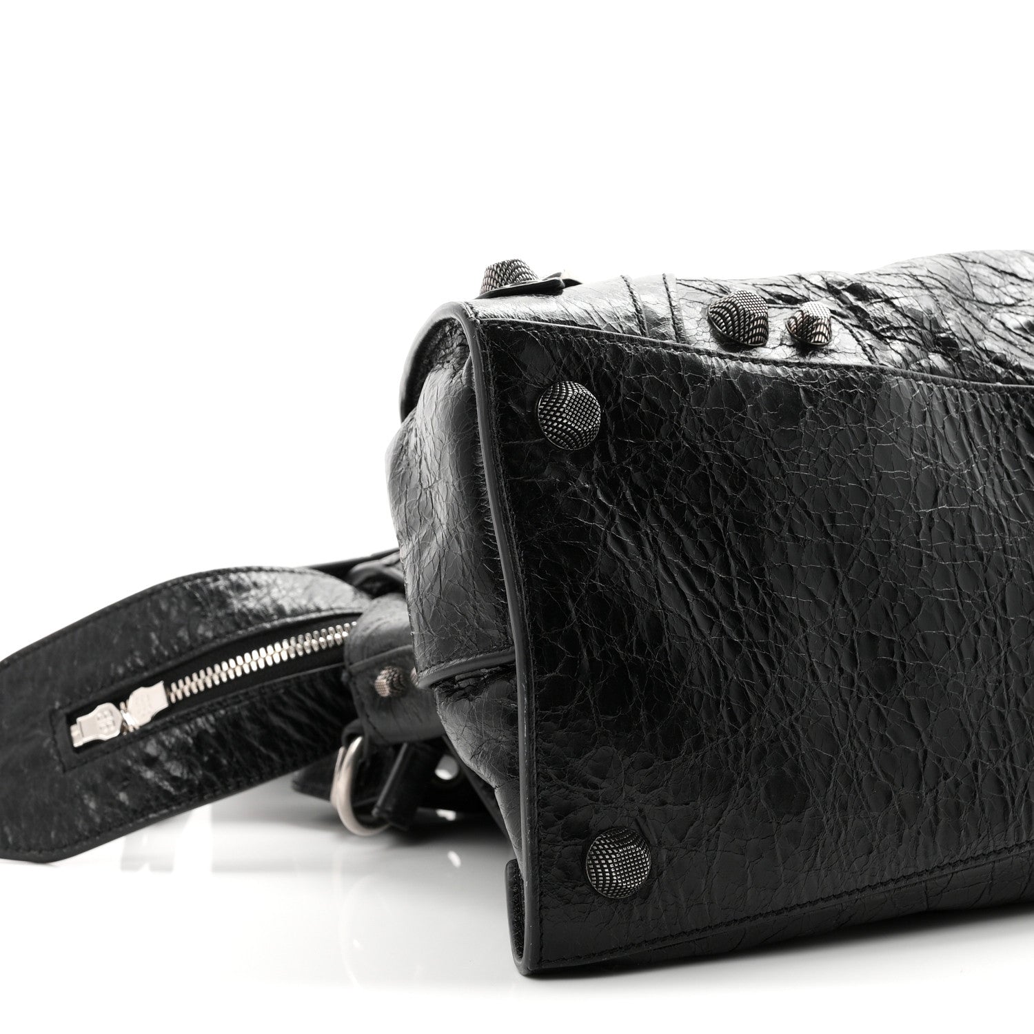 Balenciaga Agneau Arena Neo Cagole City Handbag Black 9 of 10