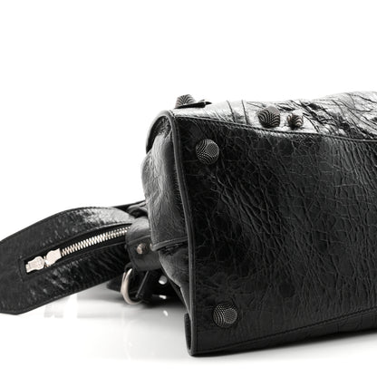 Balenciaga Agneau Arena Neo Cagole City Handbag Black 9 of 10