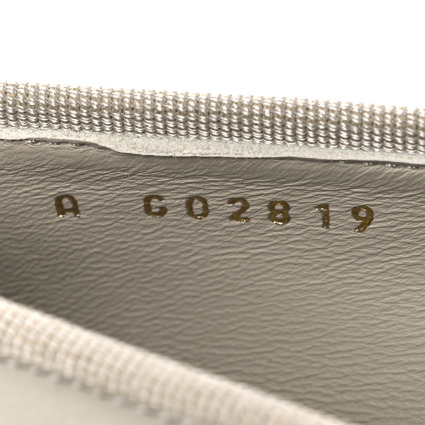 Lambskin Cap Toe CC Ballerina Flats 37.5 Light Gray Dark Gray