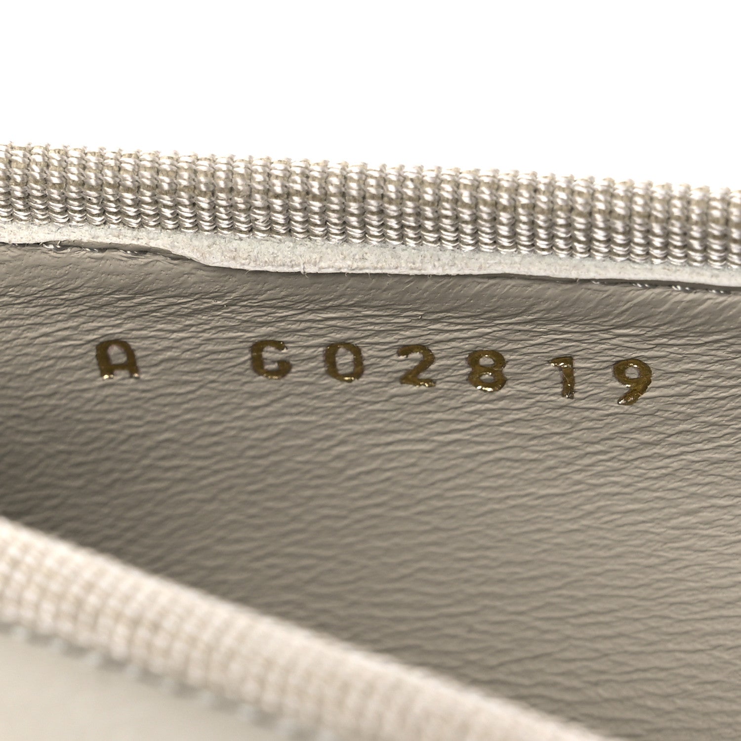 Chanel Lambskin Cap Toe CC Ballerina Flats 37.5 Light Gray Dark Gray 10 of 11
