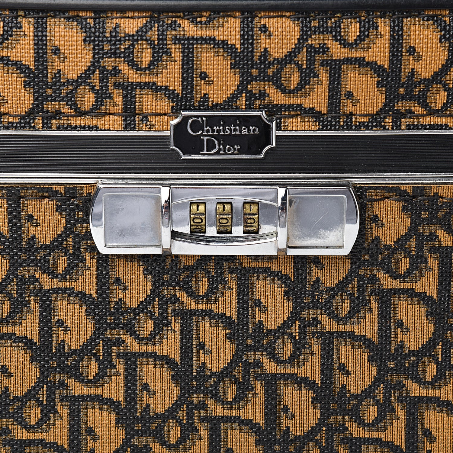Christian Dior Monogram Train Vanity Case Brown 10 of 14